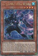 Evil HERO Toxic Bubble - SUDA-EN001 - Quarter Century Secret Rare - 1st Edition